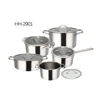 Professional Chinese Supplier 100% Food Grade Cookware Sets Kitchen modern full set die cast aluminum cookware