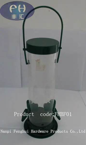 plastic peanut  seed bird feeder