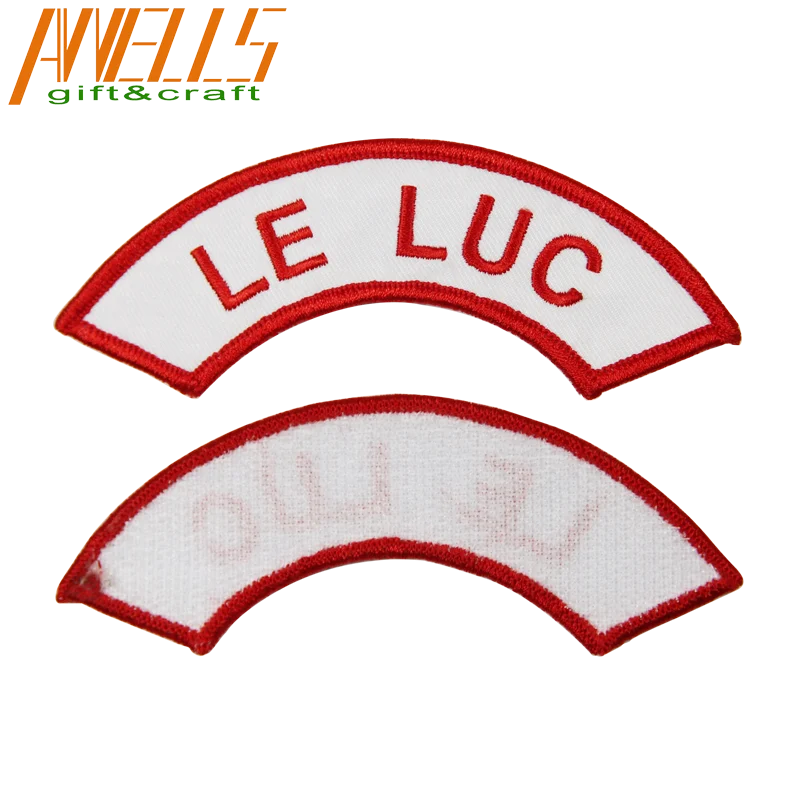 

Embroidered Custom Logo Biker Patch Applique Embroidery Patch Iron, 4color