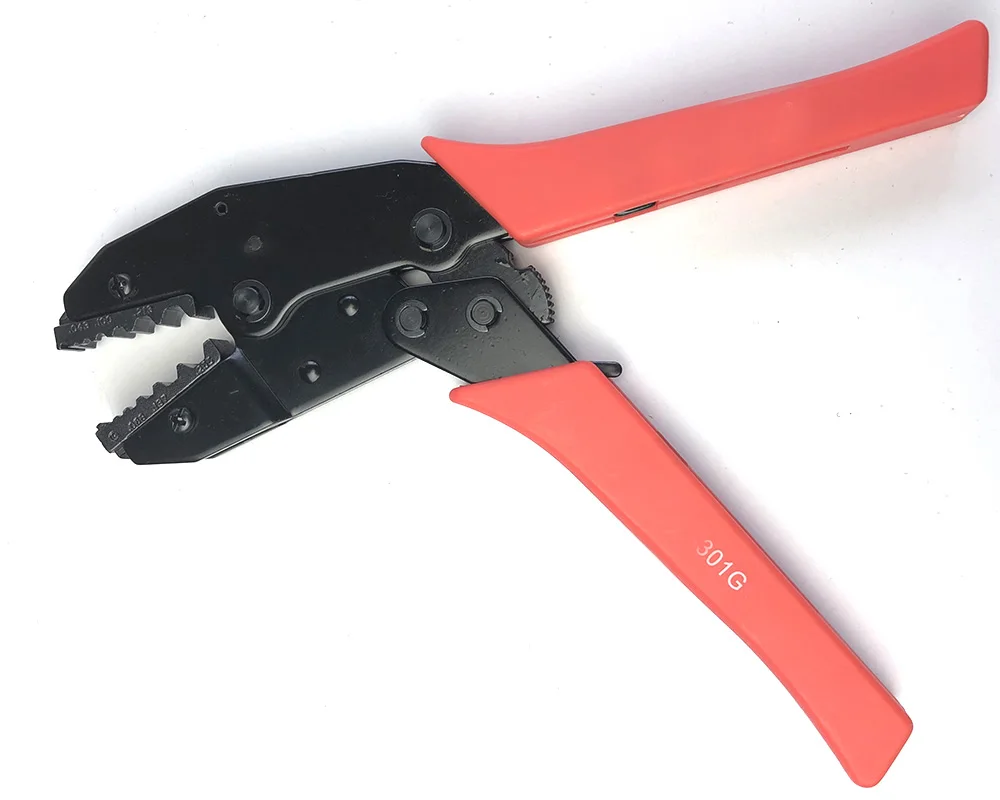 棘轮电缆线钳,绝缘电线端子连接器棘轮压接钳工具