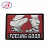 High quality bulk cheap embroidered custom feeling good woven patch