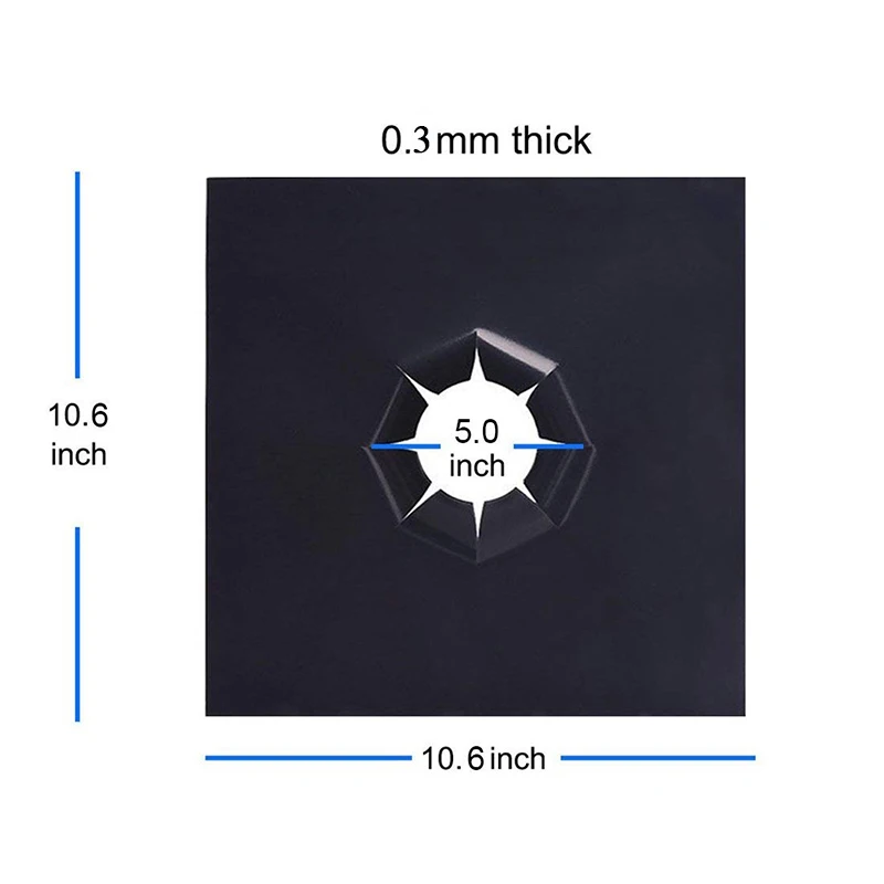 
New Products Free Sample Non Stick FDA Approved Gas Hob Gas Cooker Stove Top Protector 