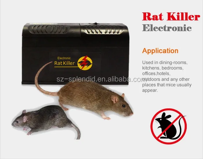 Rodent Terminator High Voltage Electronic Shock Electronic Mouse Rodent