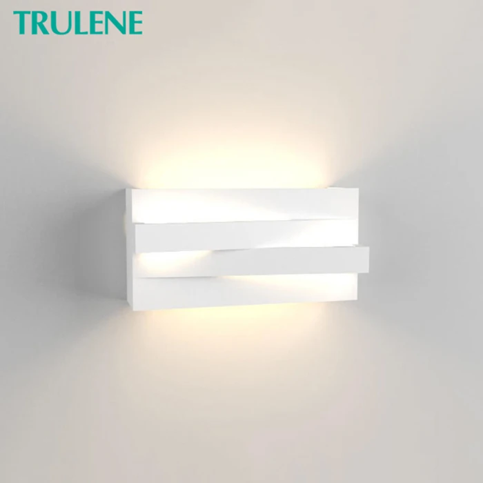 Hotel home living room creative customized bluetooth garden decor wall lamps sconce square led lamps wall outdoor