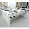 High Quality design white color solid solid surface desktop kitchen countertop