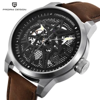 

PAGANI PD 1625 Men's Classic Mechanical Watches Waterproof Genuine Leather Famous Top Brand Luxury Hollow Automatic Watch