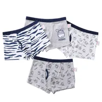 

4Pc/lot Cotton Children Underwear Boys Boxer Shorts Teenage Underpants Kids Cartoon Panties Soft Baby Boys Boxer Briefs