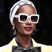 

fashion new style gafas de sol retro women square Sunglasses Two-tone framed eyeglasses men unisex custom logo goggle