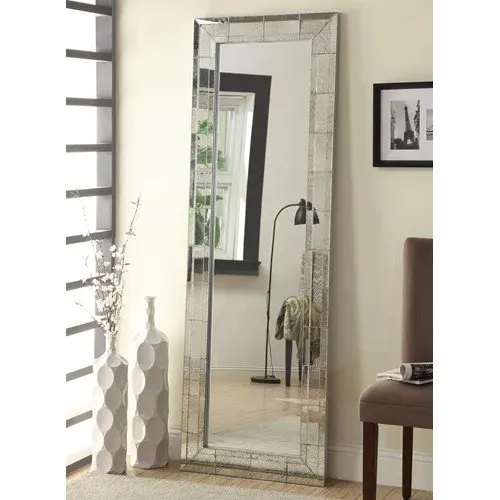 Large Silver Floor Mirror Find Get Quotations Coaster Home Furnishings Rectangular Floor Mirror Antique Silver