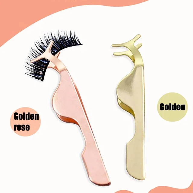 

Wholesale China Professional Cosmetic Makeup Tools Rose Gold Stainless Steel Private Label Custom Eyelash Tweezers, Gold/rose gold