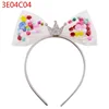 Fashion Handmade Sweet Women Girl Ladies Big Bow with Fluffy Balls Crown and Stars Hair Accessories Hair Band
