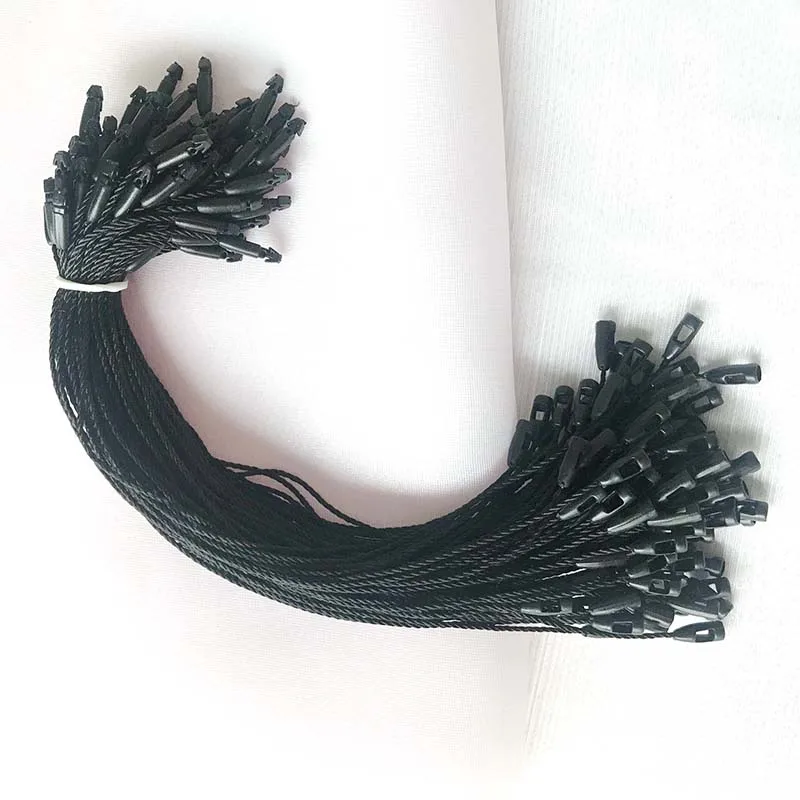 

wholesale garment clothing plastic string lock tags string tags for sale