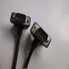 DB9 serial male to male 90 degree elbow high speed shielded cable
