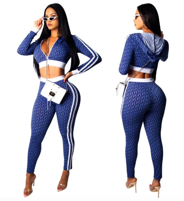 

Crop Top And Skirt Set Bodycon Matching Sets Autumn 2019 New 2 piece set women, Green