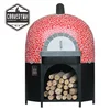 Gas With Wood Charcoal Pizza Oven Use For Restaurant Home Hotel