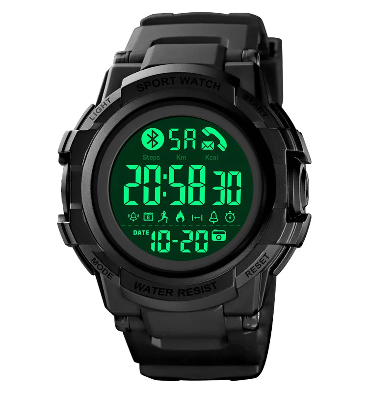 

Skmei 1501 relojes waterproof sports fitness for android and ios LED display montre hommesaat W68 smart watch