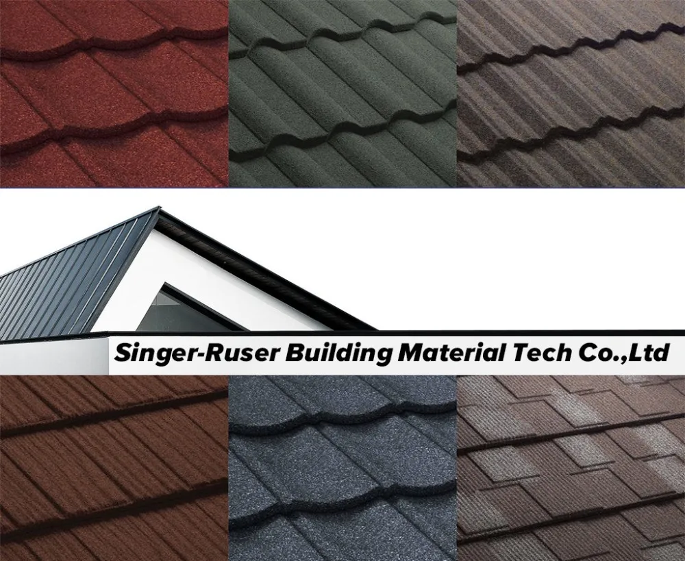 Stone Coated Metal Roofing Sheets Zinc Aluminum Corrugated Sheet Used