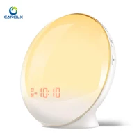 

Smart Control Wakeup Light Sunrise bedside Alarm Clock with Varies Nature Sounds