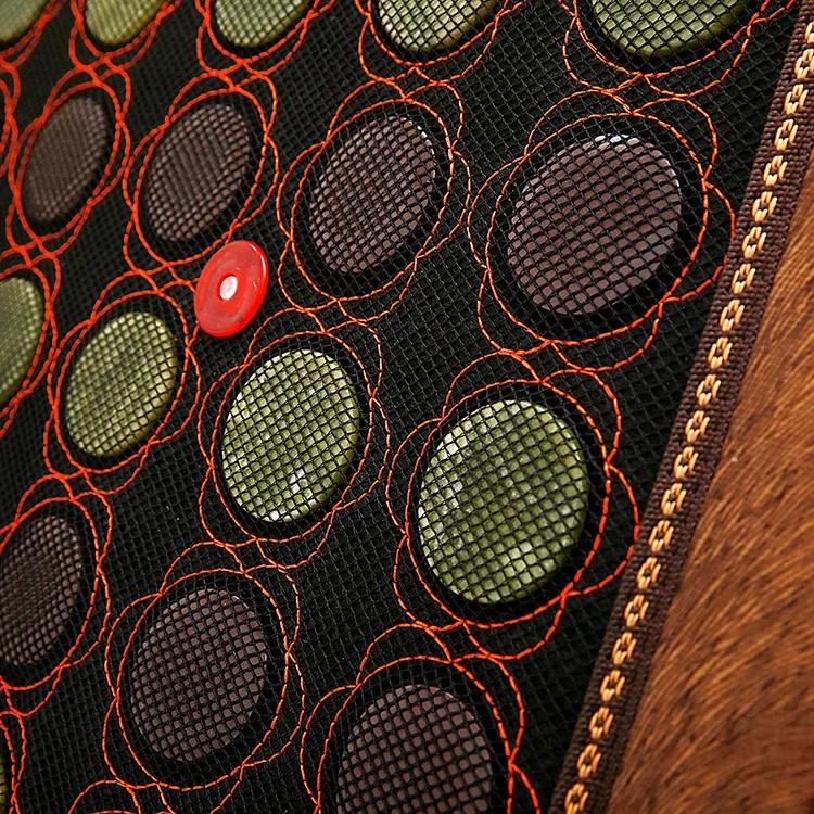 
Far infrared photons tourmaline heated stone pad bio mat jade 