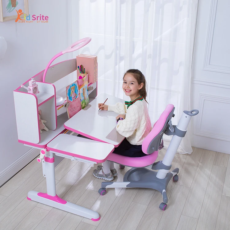 
Kid Srite Hot Sale Height Adjustable Kids Study Table Children Study Table And Chair 