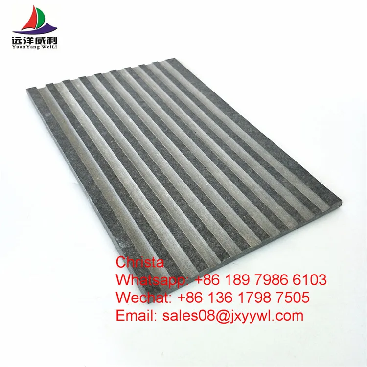 
high density through color fiber cement facade panel board cladding 