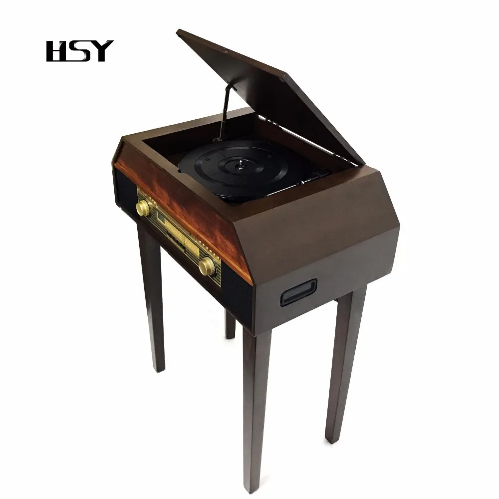 
Retro turntable with USB/CD player for home gramophone 