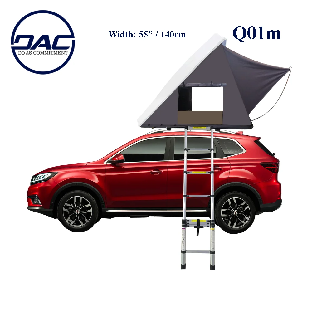 Triangle Hard Top Shell Rooftop Tent Outdoor Camping Hiking Top Roof