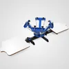 4 Color 2 Station Silk Screen Printing machine 18" x 18" Flash Dryer Heating Heavy Duty