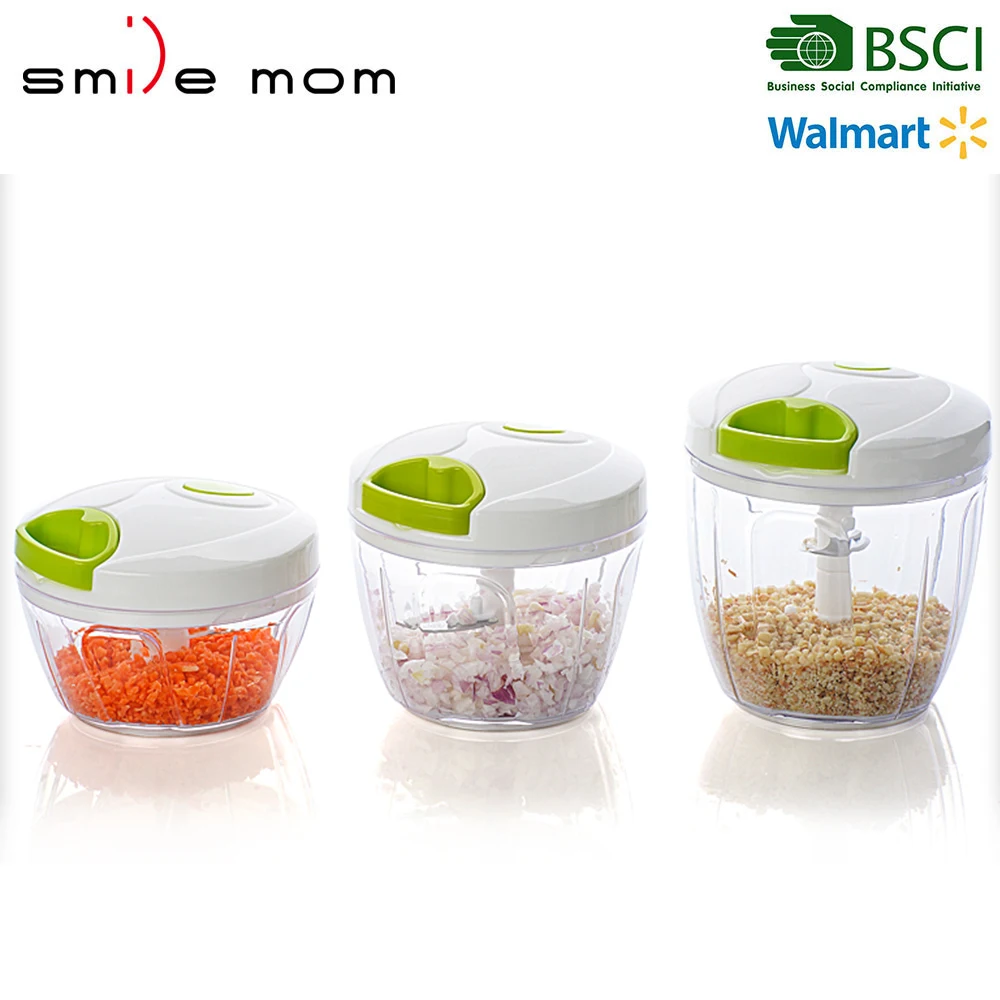 

Home use quick cord mechanism fruit vegetable chopper slicer cutter