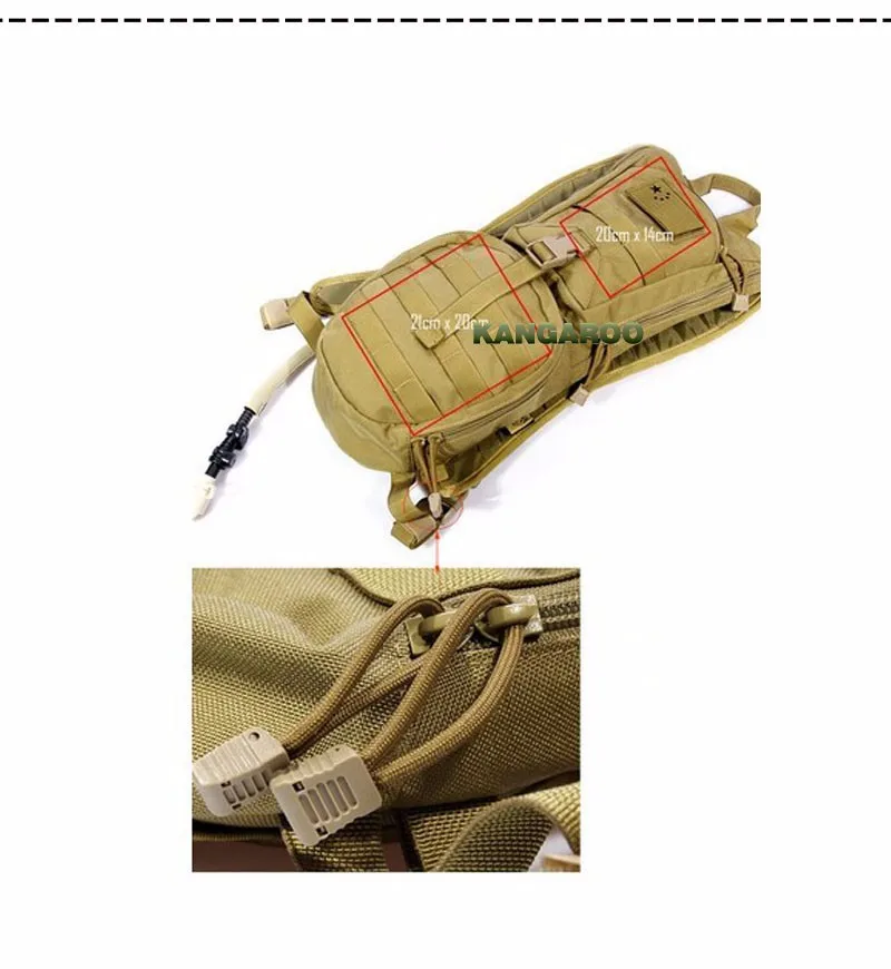 军事背包战术水合膀胱水袋