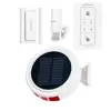 20% off Wireless home 110db loud strobe waterproof outdoor solar power siren security alarm system