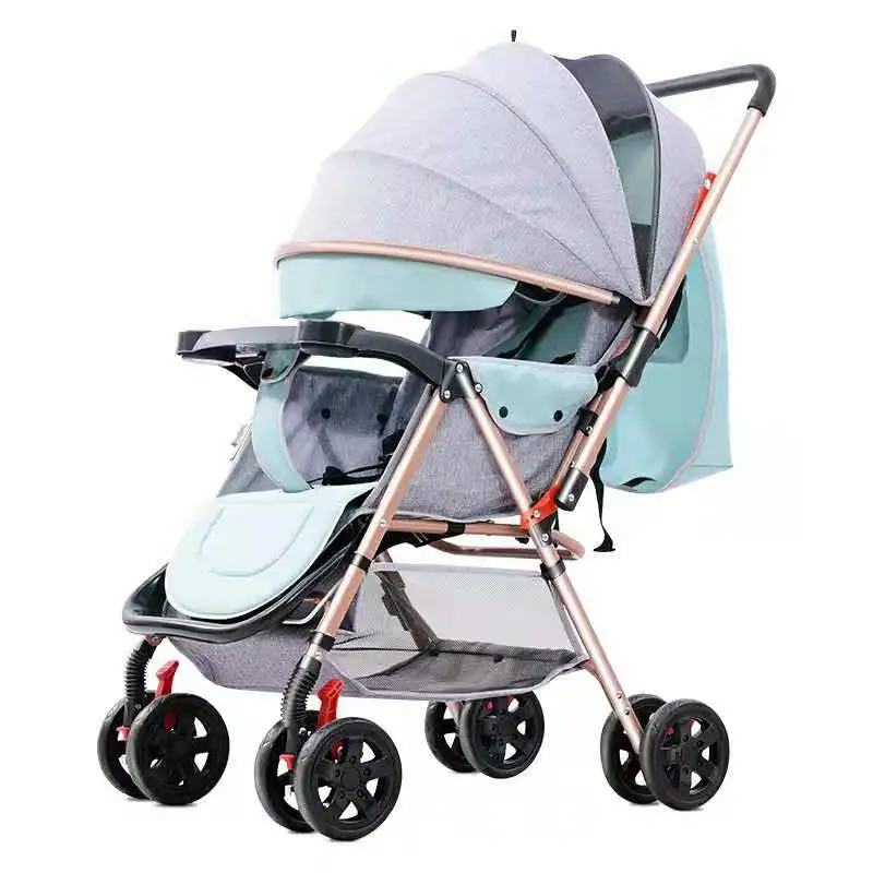 

wholesale standard style Pushchair Stroller Cart Baby Stroller China factory, Green, pink. blue, red