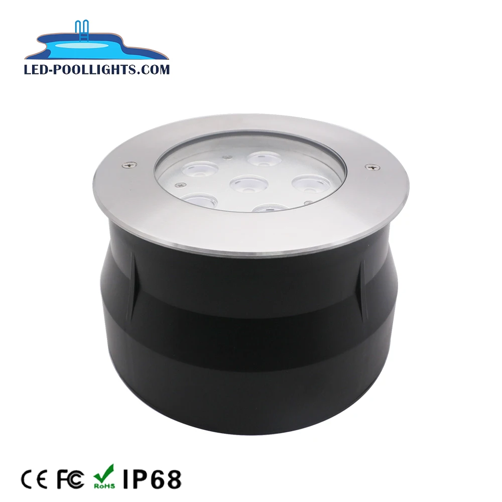IP68 9W 12V 24V LED Swimming pool Inground Light Fitting LED underground underwater lighting 6W/9W/18W/27W CE Rohs
