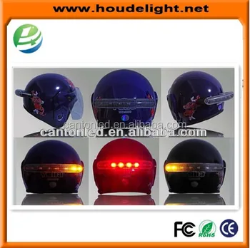 helmet with signal lights