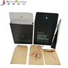 Customized size recycled paper cardboard material offset printing expanding envelope with string lock