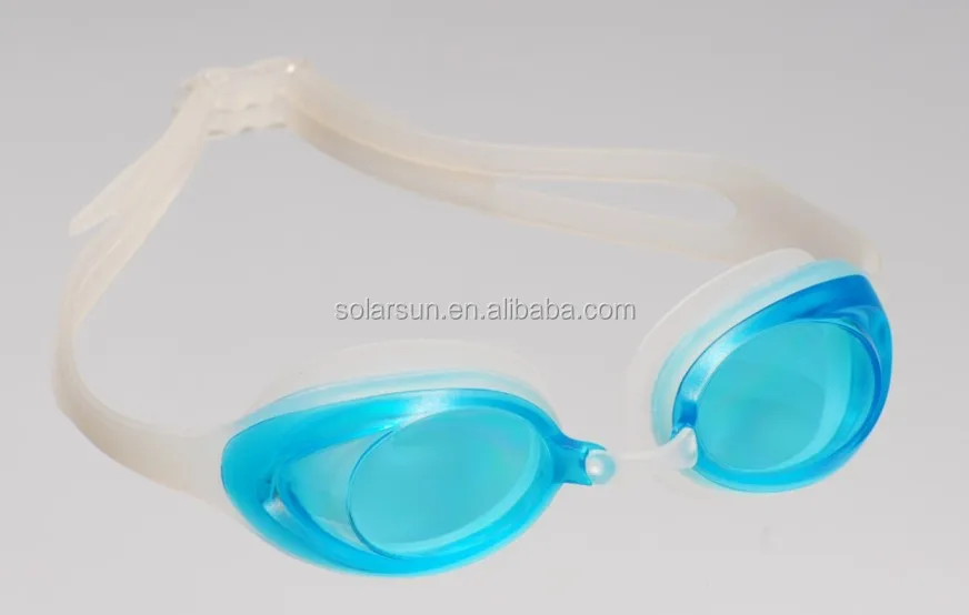 Free sample factory supply UV protect myopia mirrored swimming goggles with earplugs