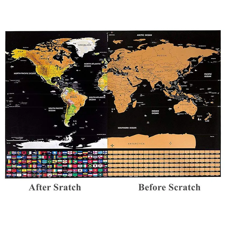 wall world map
