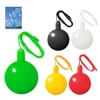 Promotional custom logo cute cartoon student play ball toys safety rainbow suds soap water air bubble blower with neck string