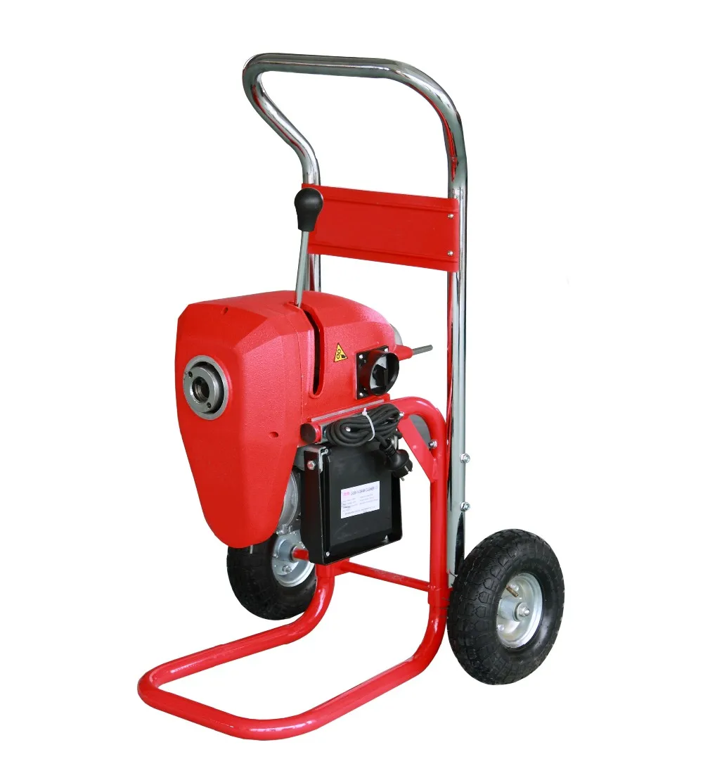D200 Electric Sectional Pipe Drain Cleaner/auger Drain Jetting Machine