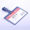 soft pvc plastic yoyo business id name tag badge key card holder