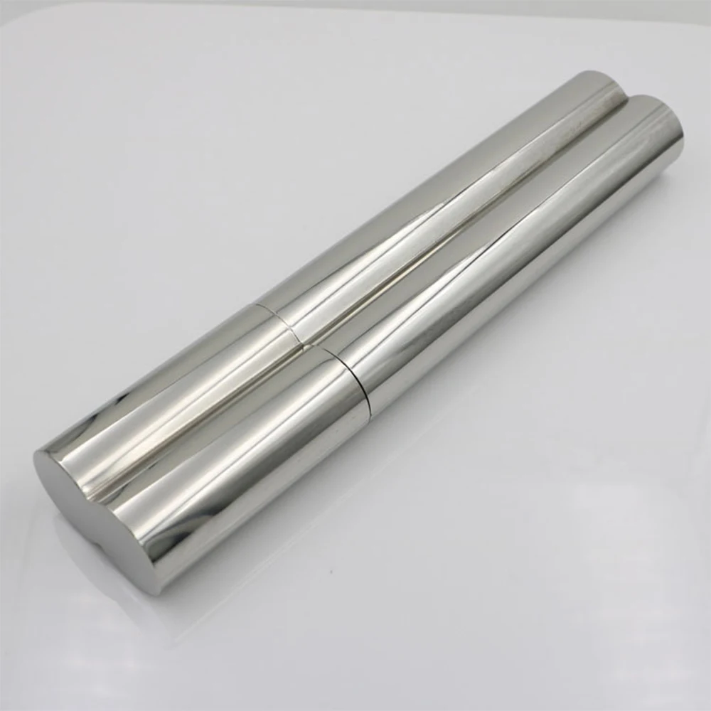 

Customized logo portable business gifts stainless steel metal cigar tube