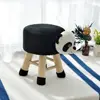 Hand made Stool Creative Wooden Stool Pretty Cat Shape Ottoman Stool Small Sitting Chair cute baby room decoration