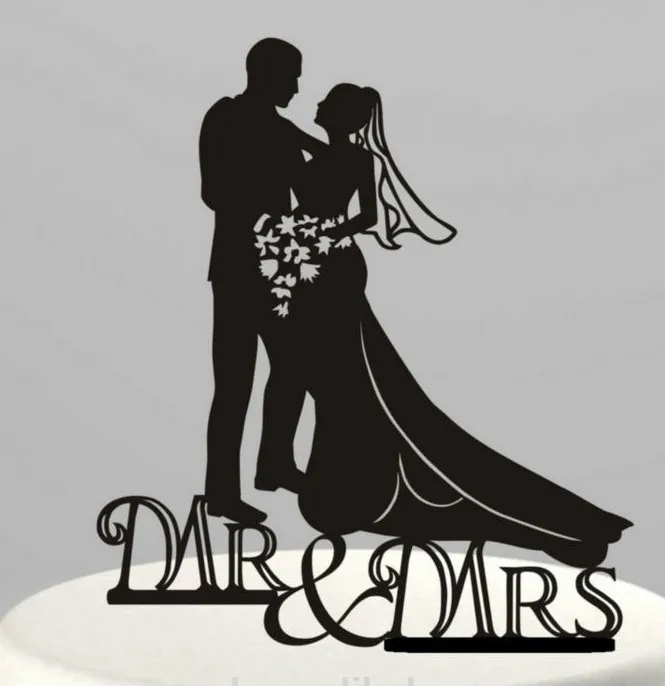 Mr And Mrs Sign Rustic Wedding Decorations Cake Decorating Black ...