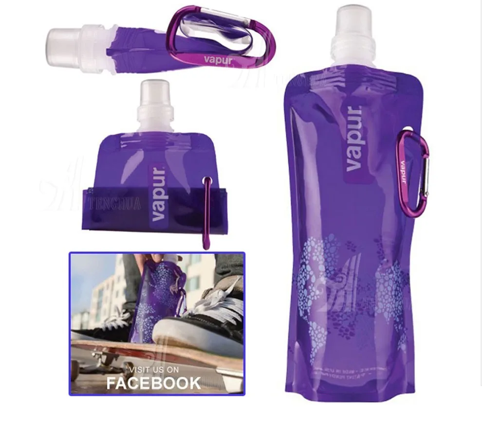 Promotional Advertising Usable Foldable Water Bottle