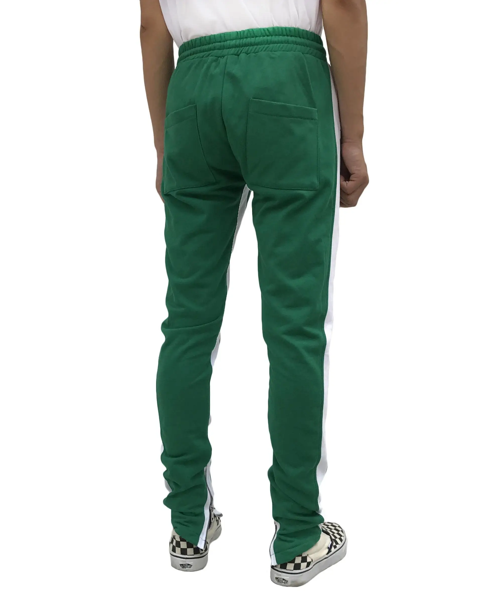 double stripe track pants mens