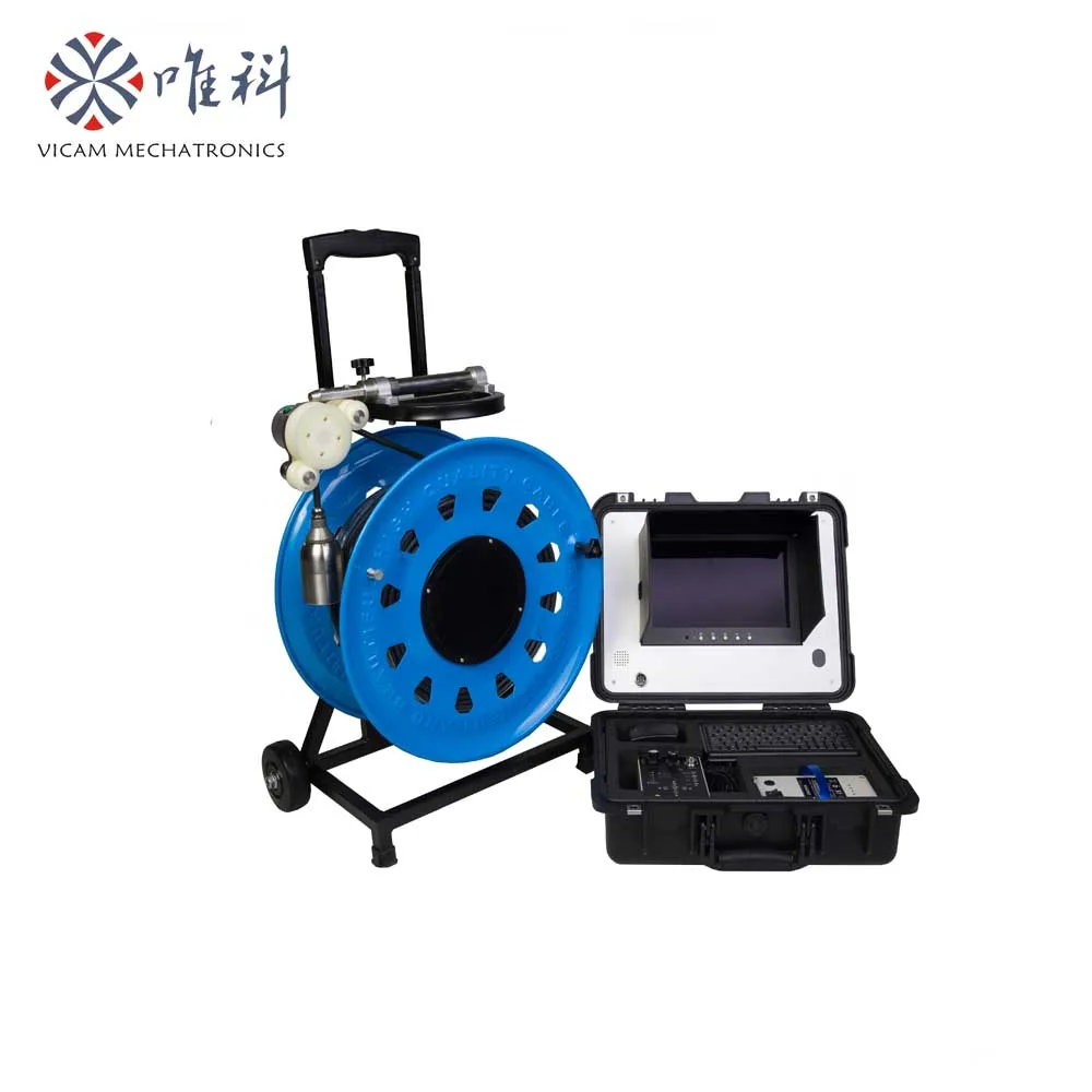 

Vicam New HD 100m water well camera under water 100m video inspection camera with 10inch color display V10-100