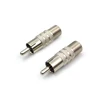 BNC-F005 F female to RCA male connectors AV balun connector Zinc Alloy material oem rca jack connector