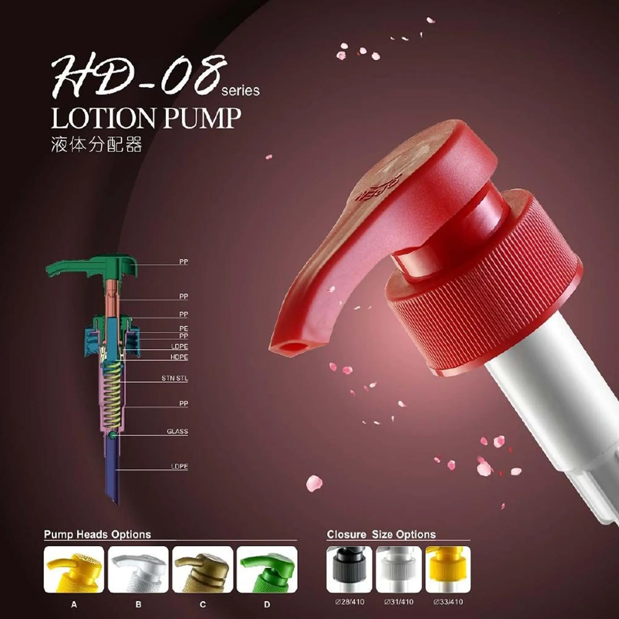 Free sample 38/410 31/410 28/410 professional plastic shampoo lotion pump