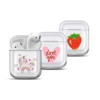 

Customized design printed Transparent protective case for airpods accessories for AirPods case