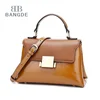 Custom patent leather designer woman shoulder handbag